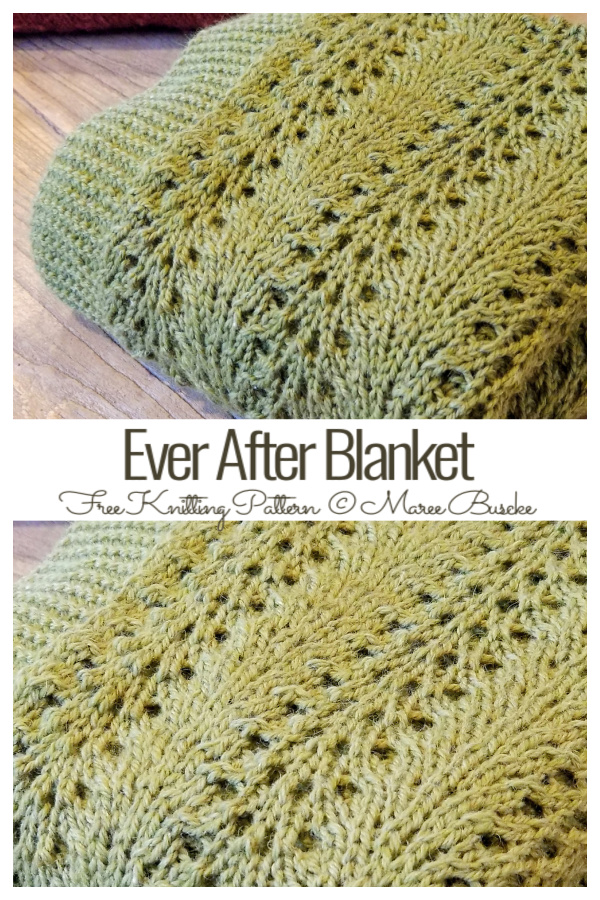 Ever After Lace Blanket Free Knitting Pattern