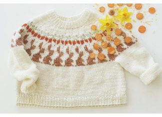Bunny Matulda Sweater Free Knitting Pattern