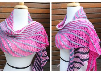 Nymphalidea Lace Shawl Free Knitting Pattern