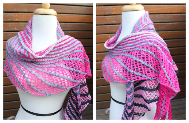Nymphalidea Lace Shawl Free Knitting Pattern