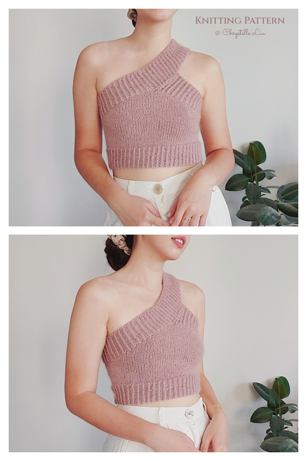 Another One Shoulder Top Knitting Pattern