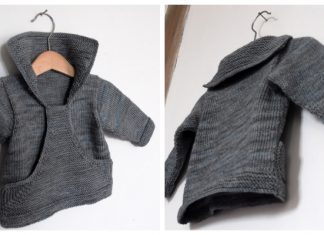 Pull Gaspard Baby Pullover Sweater Knitting Pattern