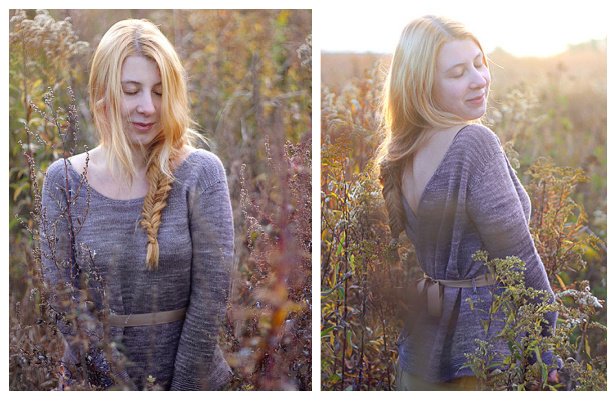 Knit Saoirse Pullover Sweater Free Knitting Pattern