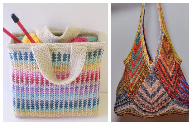 Scrapbuster Bag Free Knitting Patterns - Knitting Pattern