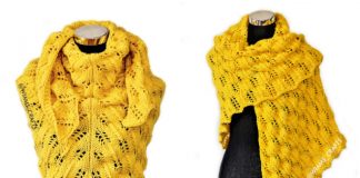 Knit Sunflower Swirls Shawl Free Knitting Pattern