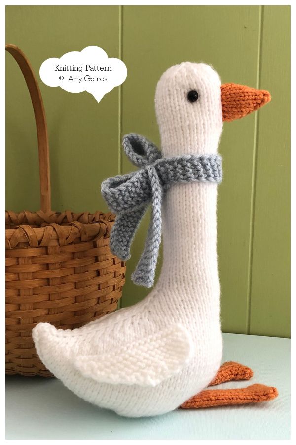 Amigurumi Goose Knitting Pattern