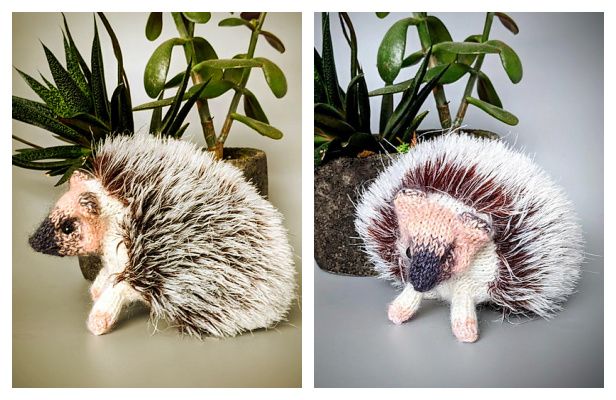Furry Hedgehog Free Knitting Pattern