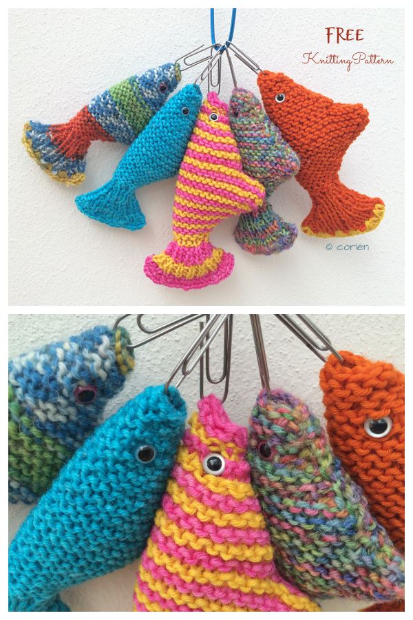 Juggling Fish Free Knitting Patterns