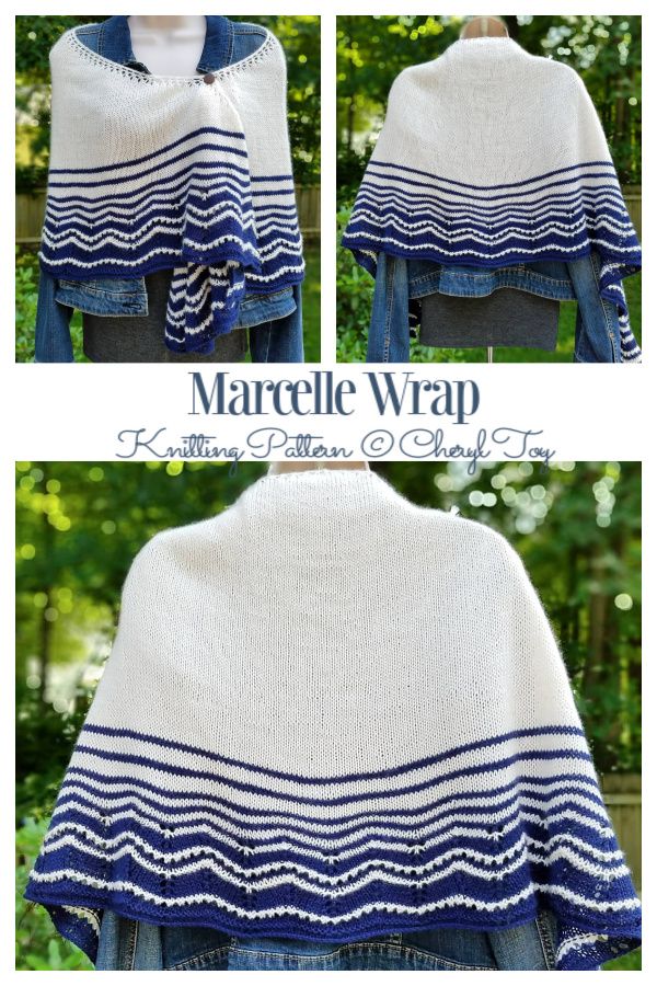 Marcelle Wrap Knitting Pattern
