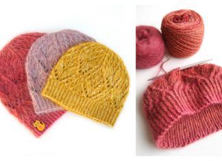 Sunset Slouch Hat Knitting Pattern