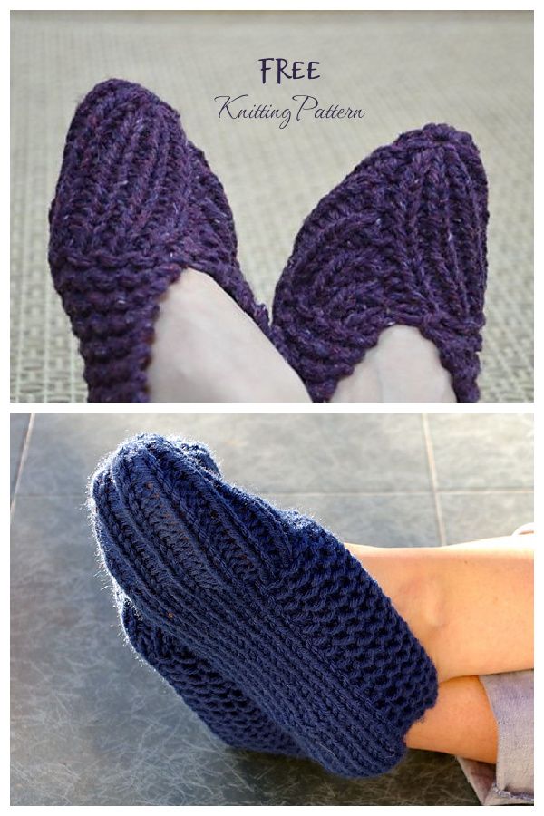 Tootsies Toasters Slippers Free Knitting Pattern