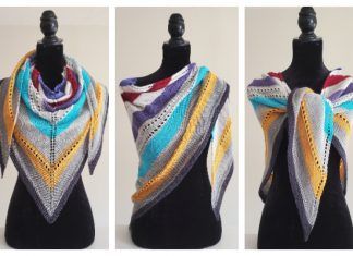 Triangle Garter Tab Shawl Knitting Pattern Free by 5/31/2022