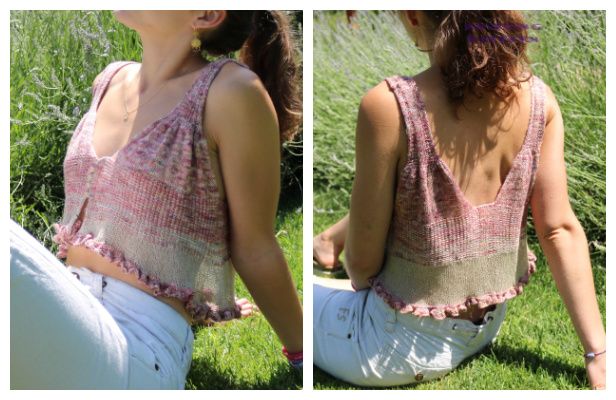 Candice Crop Top Knitting Pattern