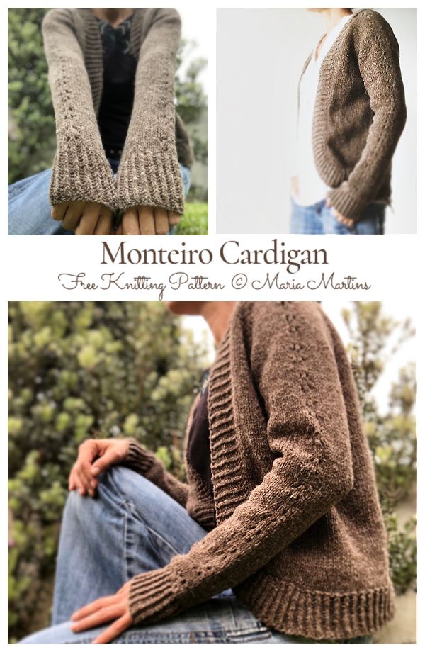 Monteiro Cardigan Free Knitting Pattern