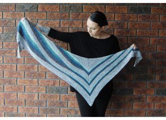 Nightcrest Shawl Free Knitting Pattern