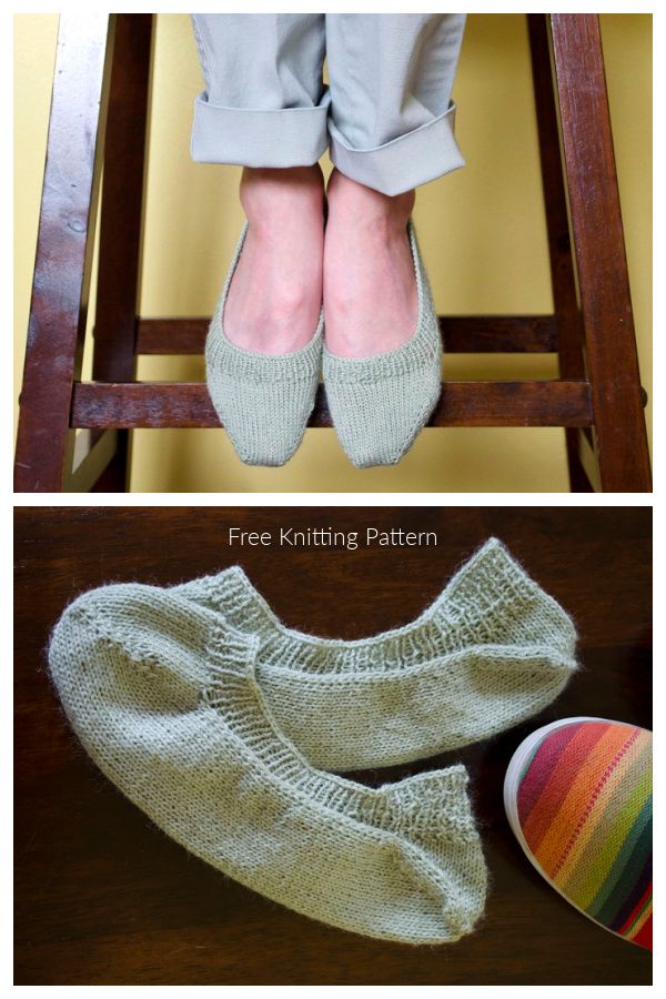 No Show Skimmer Socks  Free Knitting Pattern