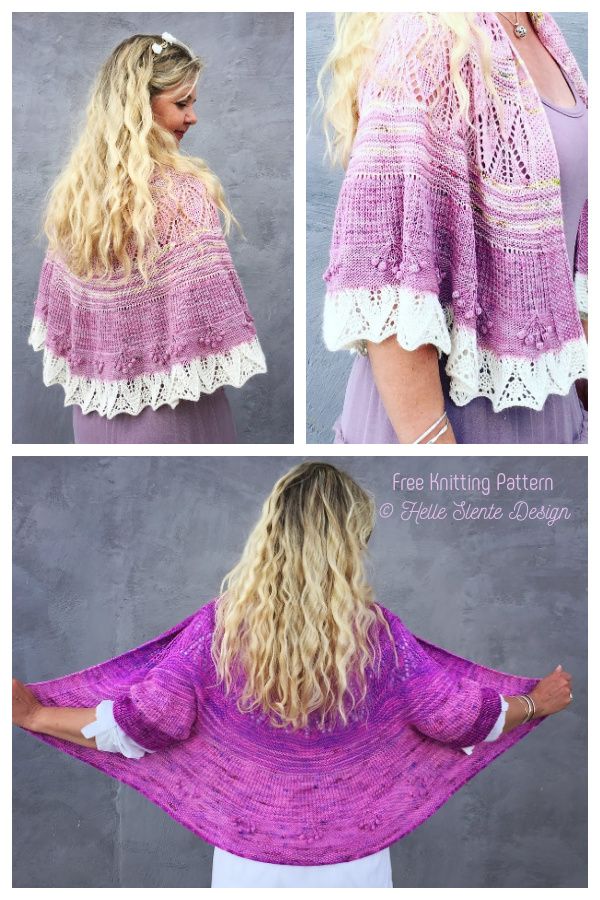 Knit All My Love Lace Shrug Free Knitting Pattern