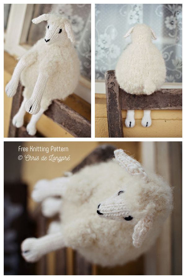 Amigurumi Ewe Sheep Free Knitting Pattern