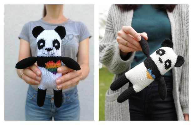 Amigurumi Panda Free Knitting Pattern