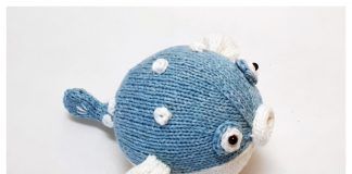 Amigurumi Puffer fish Free Knitting Pattern