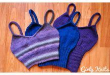 Girly Knits Bra Top Free Knitting Pattern
