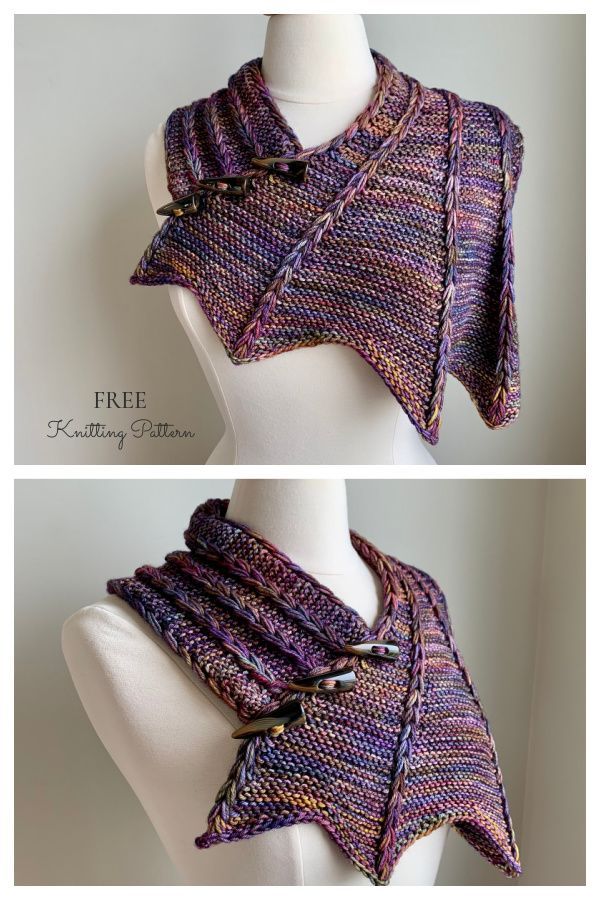 Knit Dragon Wing Cowl Free Knitting Pattern