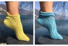 Lace Ankle Socks Free Knitting Patterns
