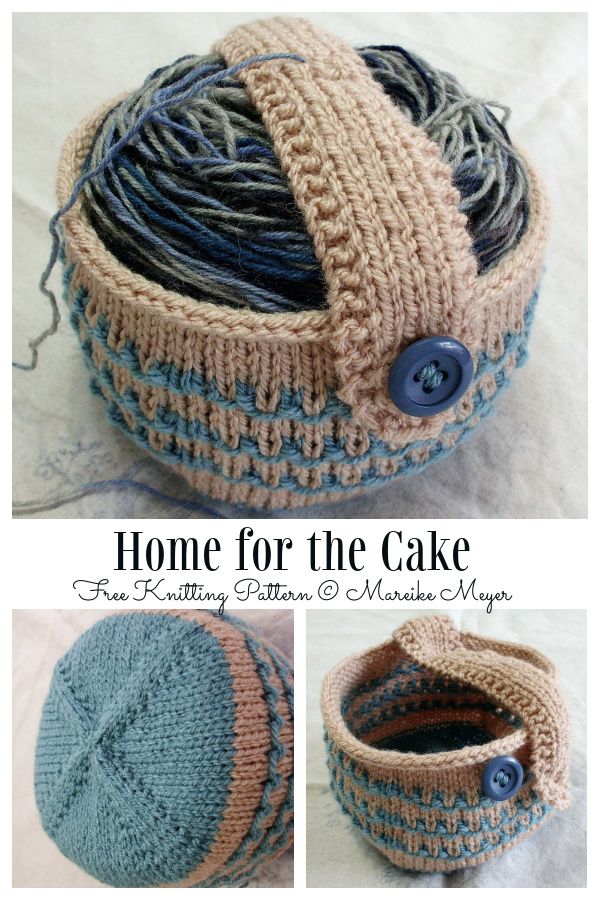 Home for the Cake Free Knitting Pattern