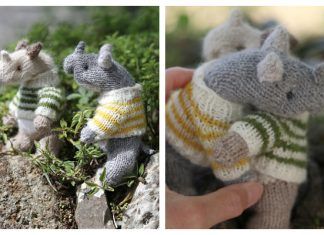 Amigurumi Baby Rhino Free Knitting Pattern
