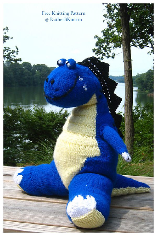 Amigurumi T-rex Toy Dinosaur Free Knitting Patterns