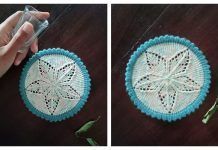 Daylily Coaster Free Knitting Pattern