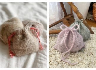 Drawstring Bag Free Knitting Patterns