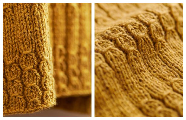 Droplet Blanket Free Knitting Pattern