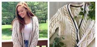 Folklore Cabled Cardigan Free Knitting Pattern + Video