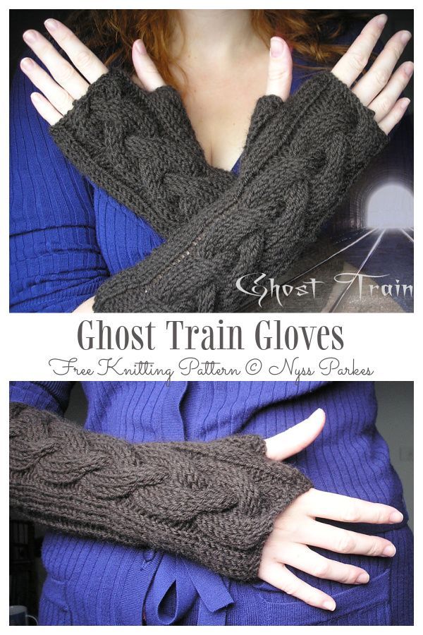 host Train Gloves Free Knitting Pattern