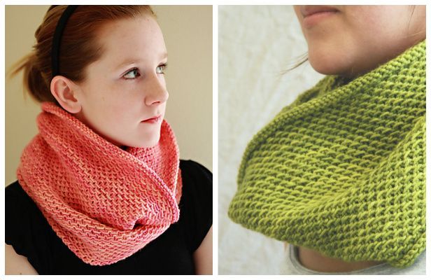 Simple Honey Cowl Free Knitting Pattern