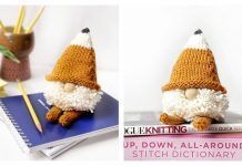 Just Write Gnome Free Knitting Pattern