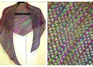 Summer Net Shawl Free Knitting Pattern