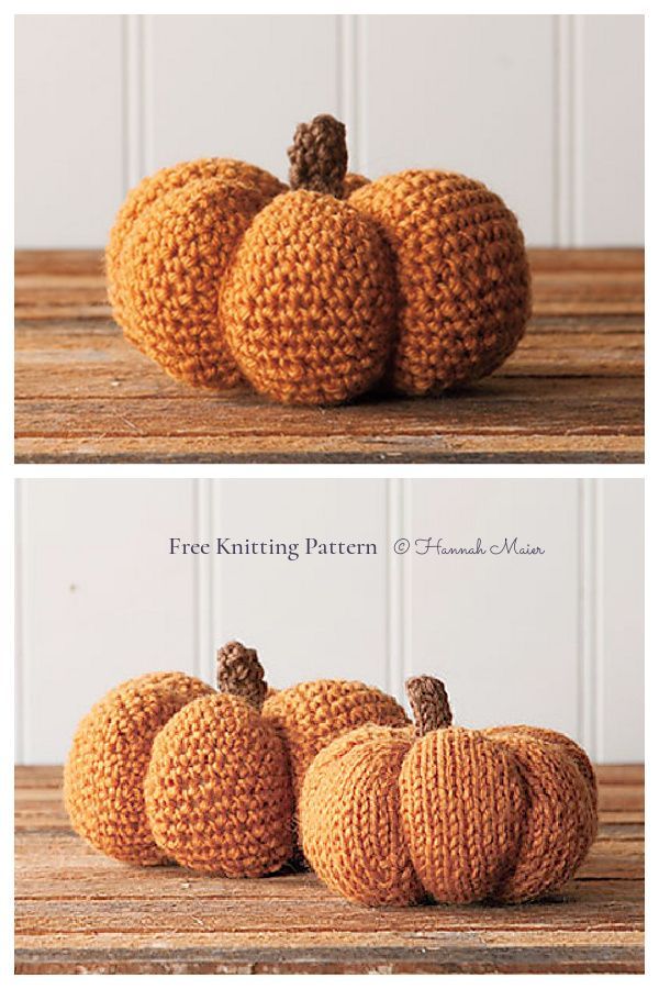 Spice & Clove Knit Pumpkin Free Knitting Pattern
