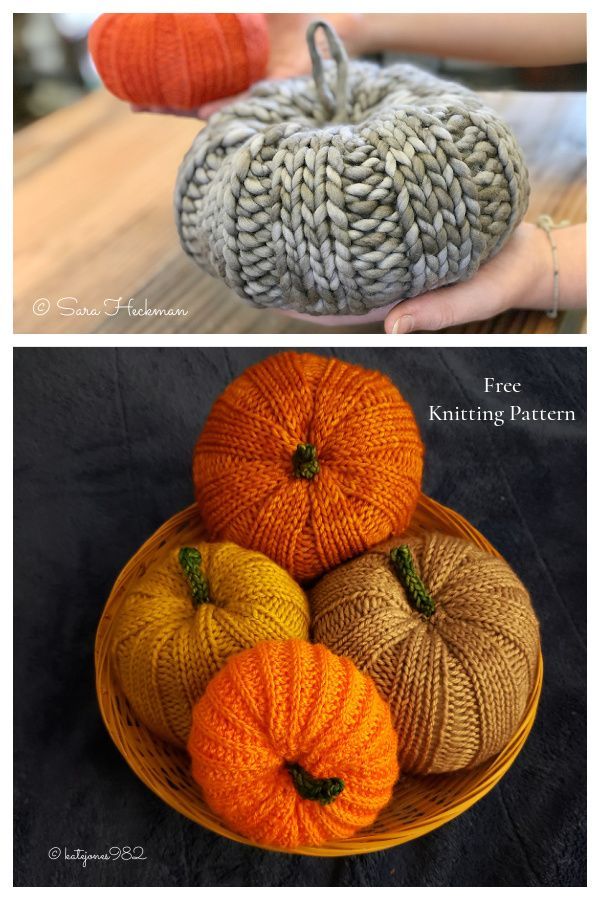 Tiny Pumpkin Free Knitting Pattern
