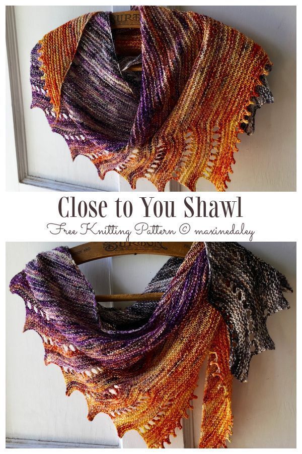 Close to You Shawl Free Knitting Pattern