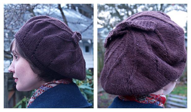 Columbia Beret Hat Free Knitting Pattern