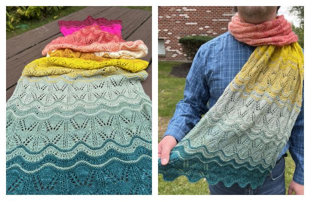 Good Things Scarf Shawl Knitting Pattern