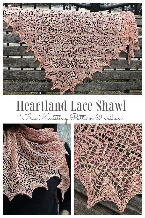Heartland Lace Shawl Free Knitting Pattern