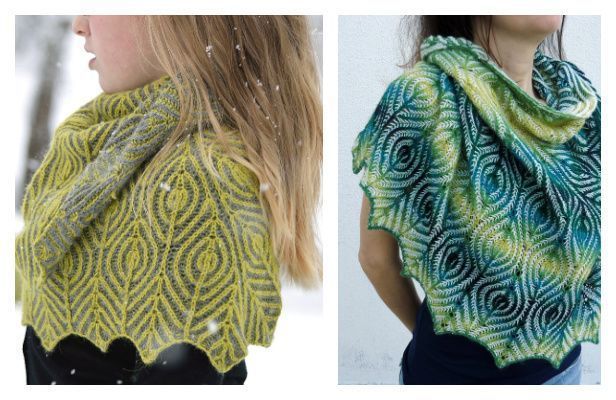 Peacock's Pride Shawl Knitting Pattern