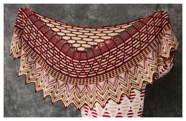 Slipstravaganza Shawl Knitting Pattern