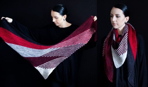Vampy Shawl Free Knitting Pattern