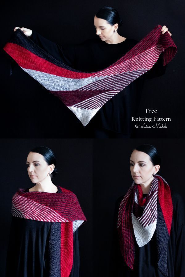 Vampy Shawl Free Knitting Pattern