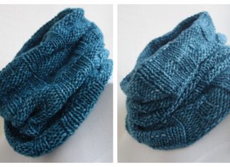 Boxing Clever Cowl Free Knitting Pattern