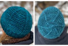 Garter Squish Beanie Hat Free Knitting Pattern